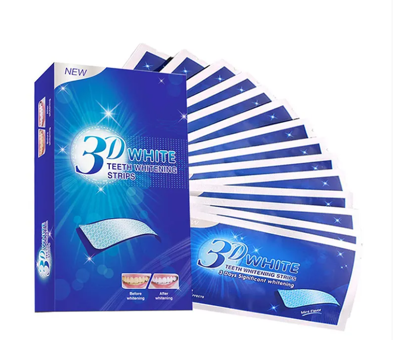 Tiras Blanqueadoras de Dientes KT Products — caja 14 unidades