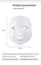 Máscara LED Facial - 7 colores de terapia